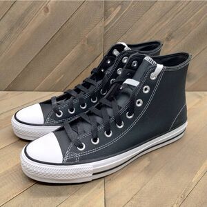 Converse Cons Chuck Taylor All Star Hi Pro Leather‎ Sneakers Mens Size 8.5 Black